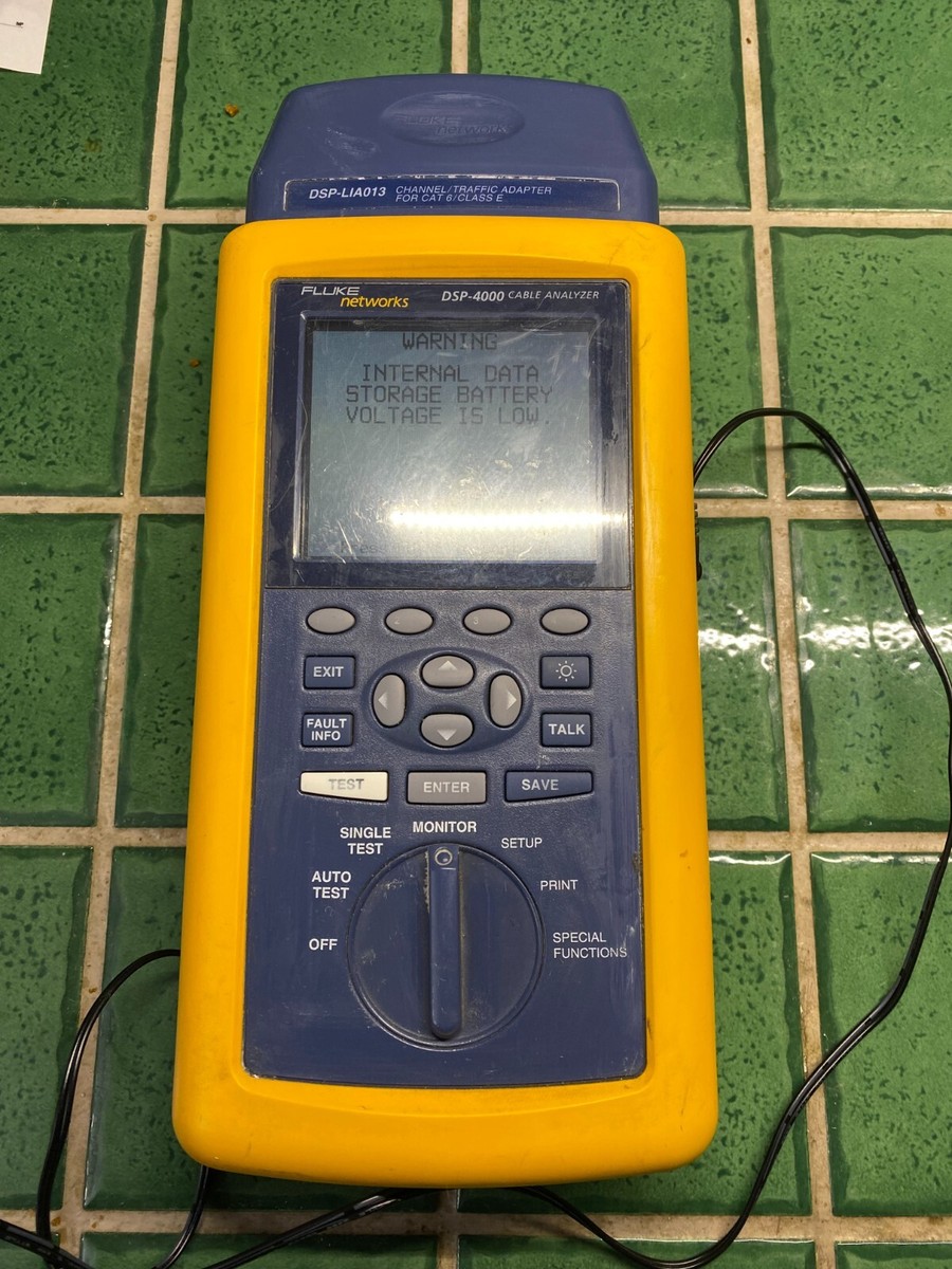 Fluke DSP-4000 Cable Analyzer for sale online | eBay Fluke DSP-4000 Cable Analyzer for sale online | eBay