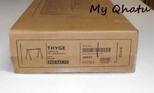 IKEA THYGE table Base Frame Silver , Adjustable 47 1/4" x 23 5/8" NEW 902.937.77