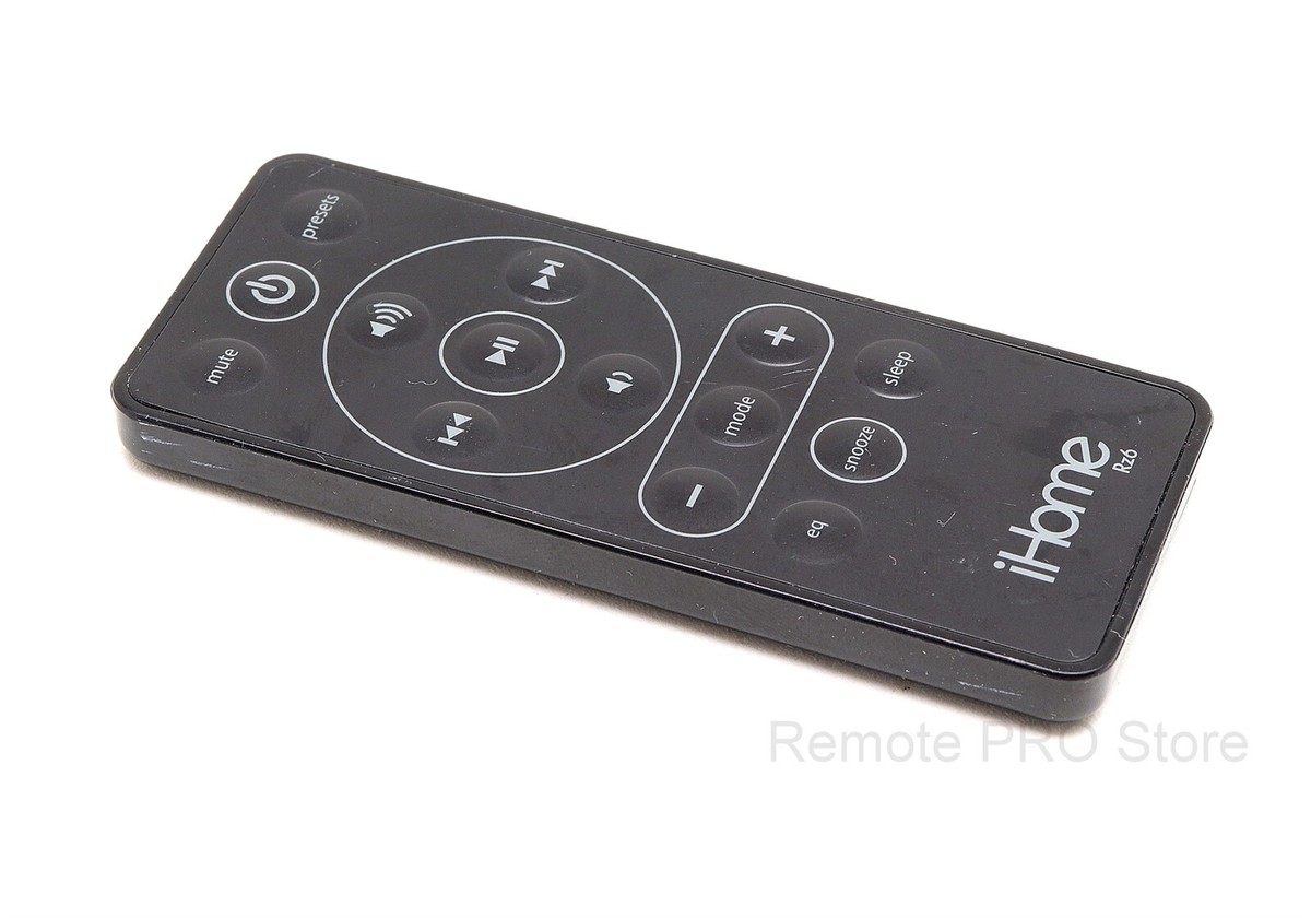 iHome iPod Dock & Alarm Clock Original Remote Control iD38 iP21