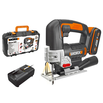 WORX WX543 Akku Stichsäge 20V Max Pendelhub LED Licht