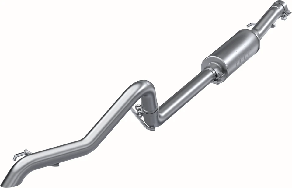 Sistema de escape trasero Cat MBRP Armor Plus 2,5" para Jeep Wrangler JK JKU 2012-2018 Foto 2 de 2