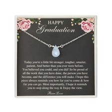2026 Graduation Gifts for Her Happy Graduation Moonstone Necklace Unique Graduat