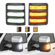 Switchback LED Side Mirror Marker Lights fit for 2008-2016 Ford F250 F350 F450 F