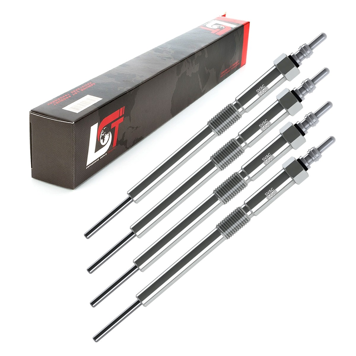 4x Glow Plug 11 VOLT 12291-RBD-E01 for HONDA ACCORD VIII 2.2 CTDI *NEW*