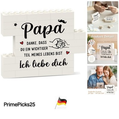 Vatertagsgeschenk für Papa Puzzle Dekoration 32 Teile liebevoll