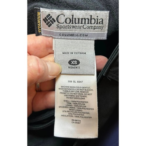 Columbia Negro Titanio Esquí Snowboard Invierno Montaña Pantalones Mujer X-Pequeño XS - Imagen 7 de 8