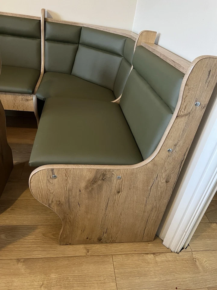 CORNER BENCH TABLE 2 STOOLS WITH STORAGE - Image 2 of 4