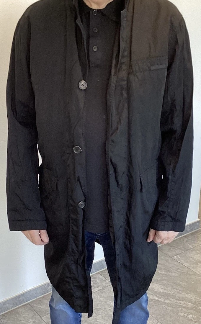 Giacca cappotto corto di Prada 100% originale nero leggero taglia 50 52 NW