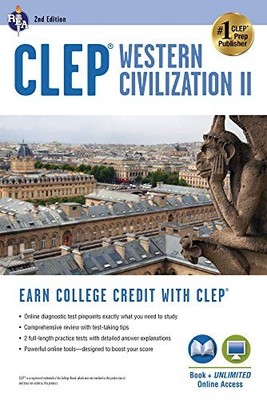 CLEP WESTERN CIVILIZATION II BOOK + ONLINE (CLEP TEST By Jones Preston Ph.d.