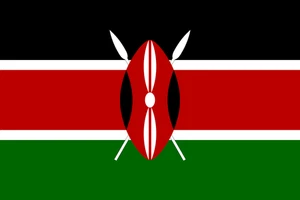 Kenya Kenyan Flag Self Adhesive Vinyl Sticker
