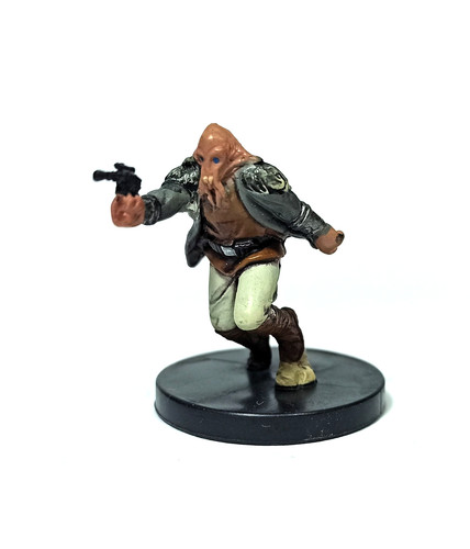 WOTC 2004 STAR WARS MINIATURES CLONE STRIKE #56 QUARREN RAIDER MINIATURE