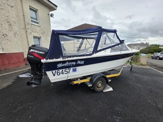 1970's Morebas 17 Boat Mercury 75hp Four Stroke Trailer Freshwater
