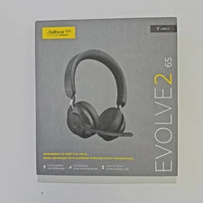 Jabra Evolve2 65 MS Stereo Wireless Bluetooth Headset HSC110W w/ USB Dongle