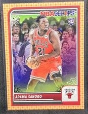 2023-24 Hoops Haunted Hoops #47 Adama Sanogo Orange RC Rookie Chicago Bulls