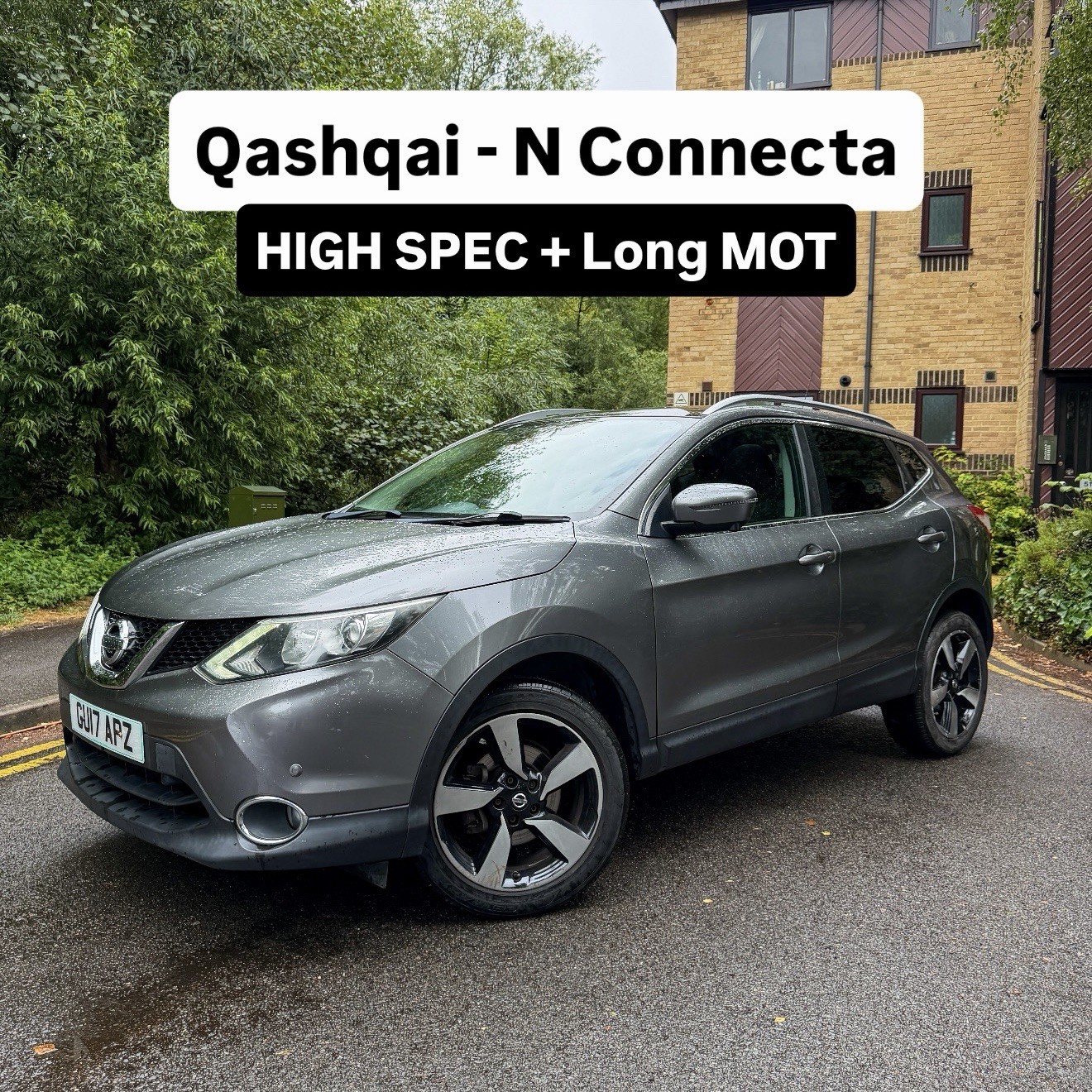 Nissan Qashqai 2017 N-Connecta 1.2 Petrol, High Spec, Long MOT