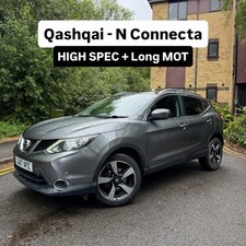 Nissan Qashqai 2017 N-Connecta 1.2 Petrol, High Spec, Long MOT