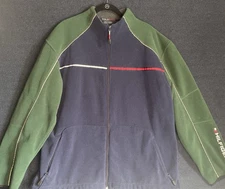 Vintage Tommy Hilfiger Fleece Jacket Cold Stop Spell Out Full Zip  Men's X-Large