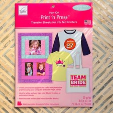 June Tailor JT-909 Print 'n Press (10 Pack), White, 8.5 x 11 Inch