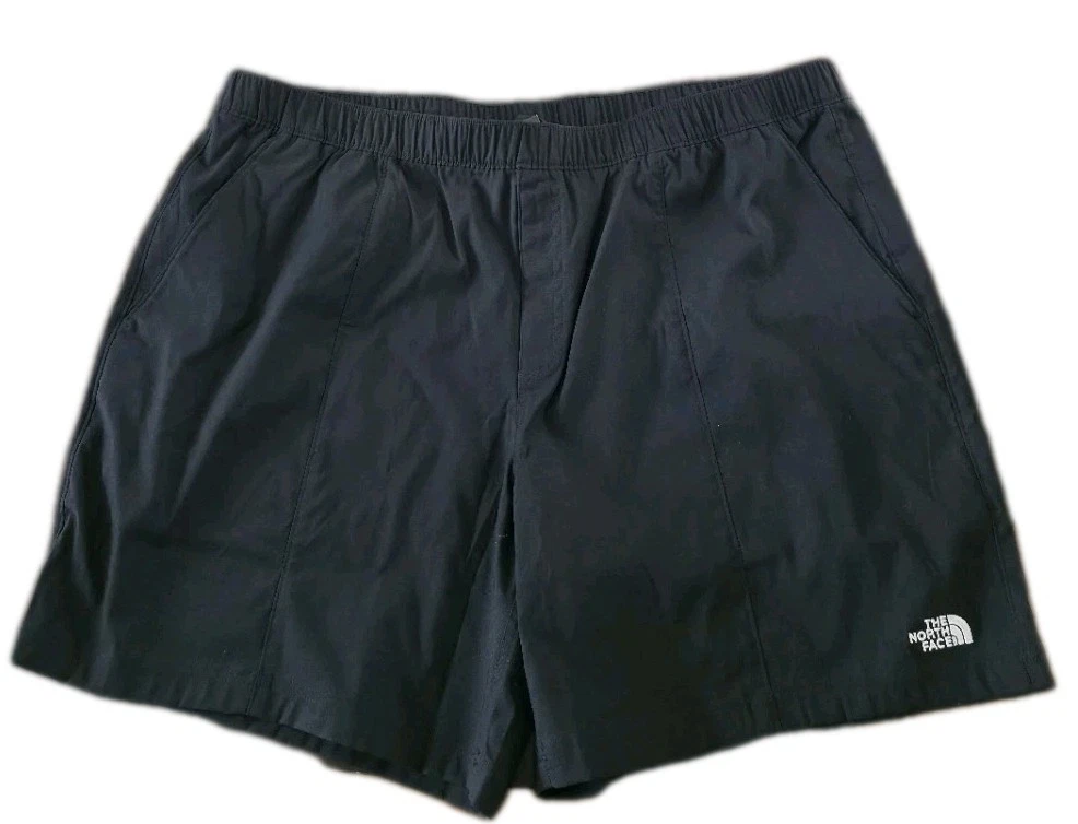 THE NORTH FACE Mens Flash Dry Black Pull On Elastic Waist Shorts Sz XXL