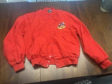 Ritchie 1921-1996 75 Year Anniversary Commemorative Red Button Up Jacket Size L