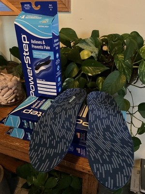 Powerstep  pinnacle  orthotic insoles Mens 14-15
