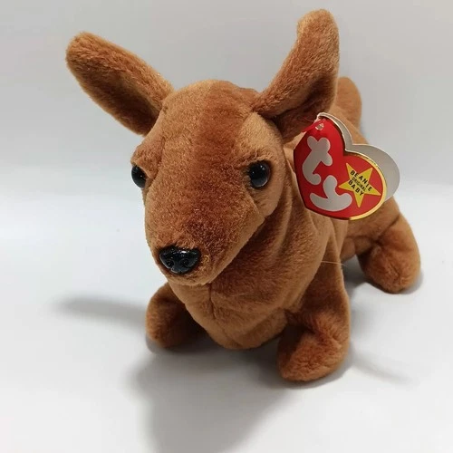 Vintage Ty Beanie Babies Weenie The Dachshund Dog