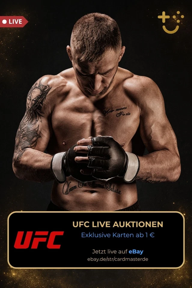 UFC-Einzelkarten Start ab 1€ / Numbered / Autos & More