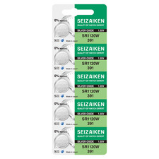 Seizaiken 391 SR1120W 1.55V 0 Hg Silver Oxide Watch Battery - Wholesale