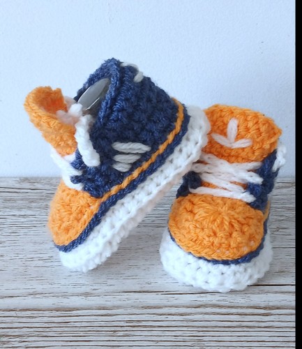 NEW BABY CROCHET SHOES TRAINERS SNEAKERS BOOTIES Boots BOOTS - 第 8/11 張圖片