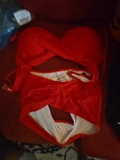 Suuksess Womans Red Two Piece Swimsuit