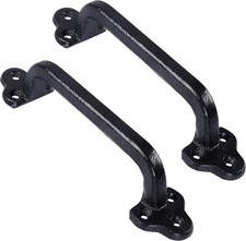 Barn Door Handle, 9" Heavy Duty Rustic Cast Iron Gate Grab Handles and Pulls,...
