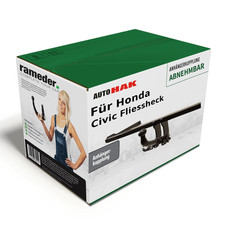 Auto Hak Anhängerkupplung abnehmbar für Honda Civic Fliessheck 11.2003-12.2005