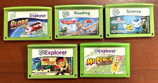 5 Leap Frog LeapPad Explorer Learning Game lot LeapPad 1 2 3 XDI Ultra Platinum