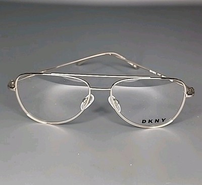 DKNY Eyewear DK1004 Gold 717 Metal Aviator Eyeglass Frame 54/15/135