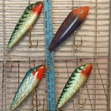 Lot of 4 Gillmaster 8" Deep Trolling Lures Tackle.Com Eat Me Tuna Big Game 9oz