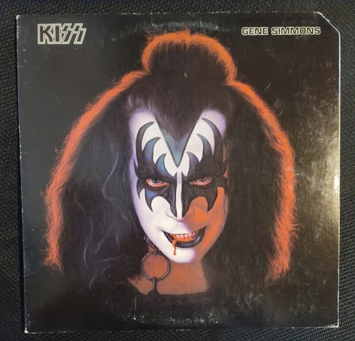 Gene Simmons Solo Album [LP] Kiss 1978 Vintage Rock Vinyl Record VG+