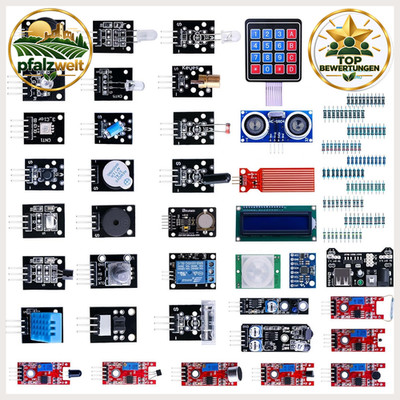 Sensormodul Bausatz 37 in 1 kompatibel mit Arduino Elektronik DIY Set