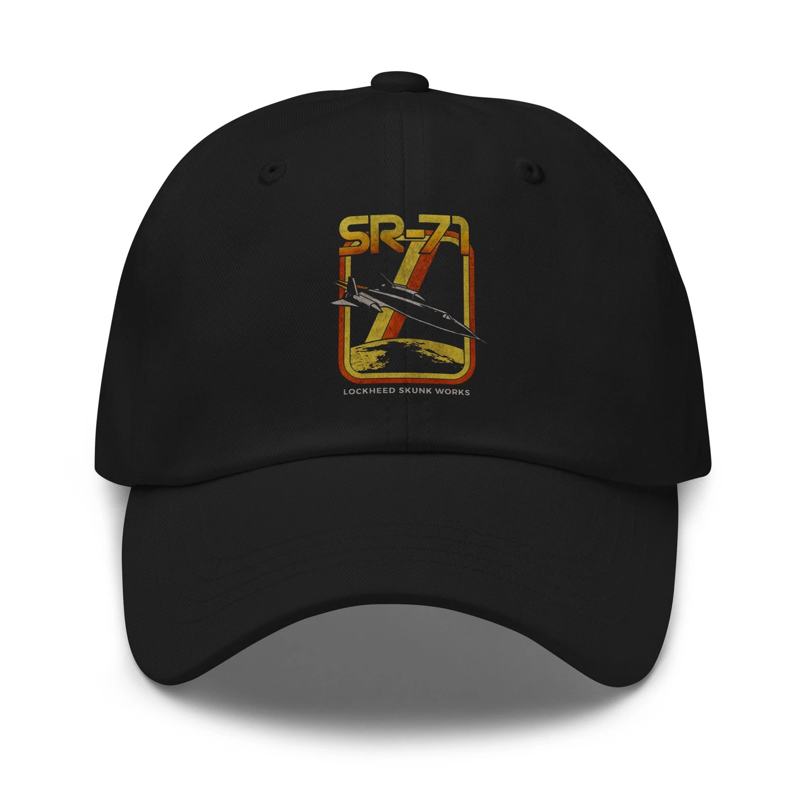 SR-71 Blackbird Dad Hat Retro Skunk Works Aviation Cap Adjustable