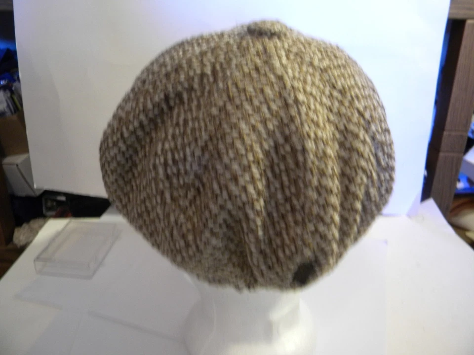 Gorra plana Peter Grimm para mujer talla 0/8 marrón/blanco de polietileno/lana Foto 3 de 4