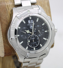 Tag Heuer Aquaracer Chronograph 43mm Black Date Dial Dive Watch CAF101E 3