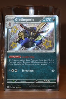 Pokemon Gladimperio Shiny | Deutsch 187/091 Paldeas Schicksale | Near Mint