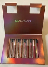 Langmanni Lip Contour Kit Ultra Matte Liquid Lipstick & Lip Liner Set New Look