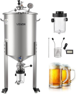 #ad Pressure Fermenter 16 Gal Stainless Steel Conical Brewing Tank with Cooling $531.61