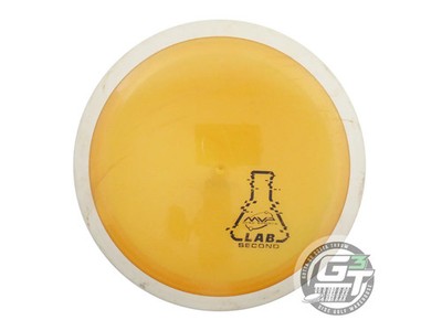 USED Axiom Discs X-OUT Plasma Mayhem 174g Yellow White Rim Distance Driver Disc