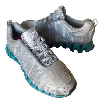 Reebok Zigwild Trail 6 Gray Teal Womens Trail Running Shoes Sneakers NEW sz 9