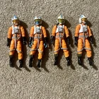 Star Wars Vintage Collection X-WING PILOT 3.75" Hasbro Figure 4-Pack No Guns