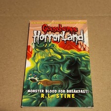 Goosebumps HorrorLand Monster Blood for Breakfast! R.L. Stine Paperback Scholas…