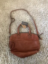 NWT American Leather Co. Genuine Leather Purse - Carrie Dome - Was $175
