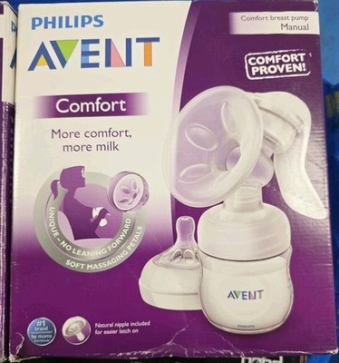 Philips Avent Manual Breast Pump Bottle and Nipple NIB
