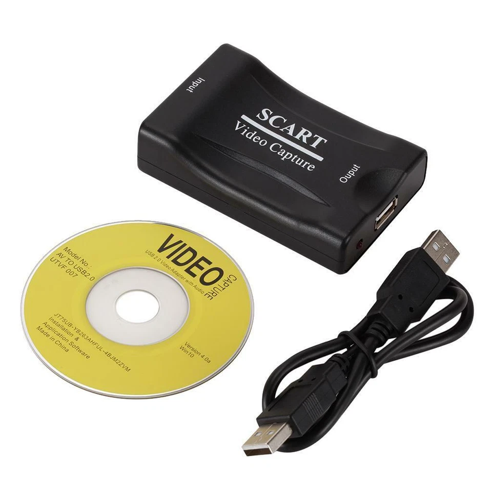 Profi Scart zu USB2.0 Video Audio Konverter Adapter Grabber für DVD HDTV - Bild 2 von 4
